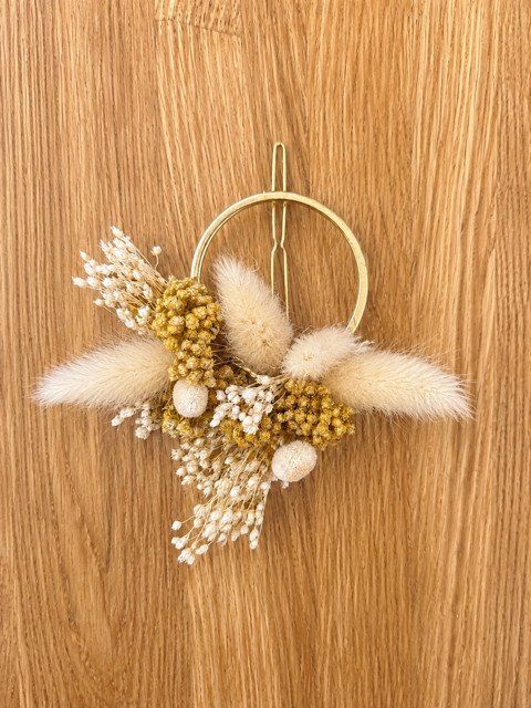 Barrette Boucle "Oru" - Immortelle de Corse