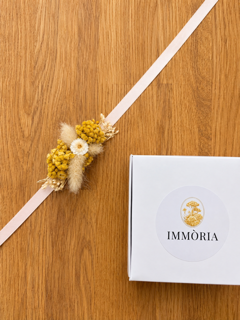 Bracelet Ruban "Elisabeth" - Immortelle de Corse