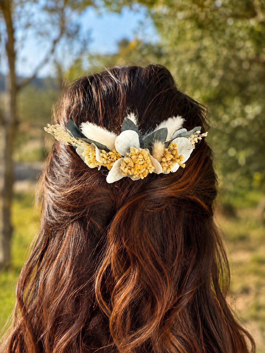 Peigne à cheveux "Marie" - Immortelle de Corse