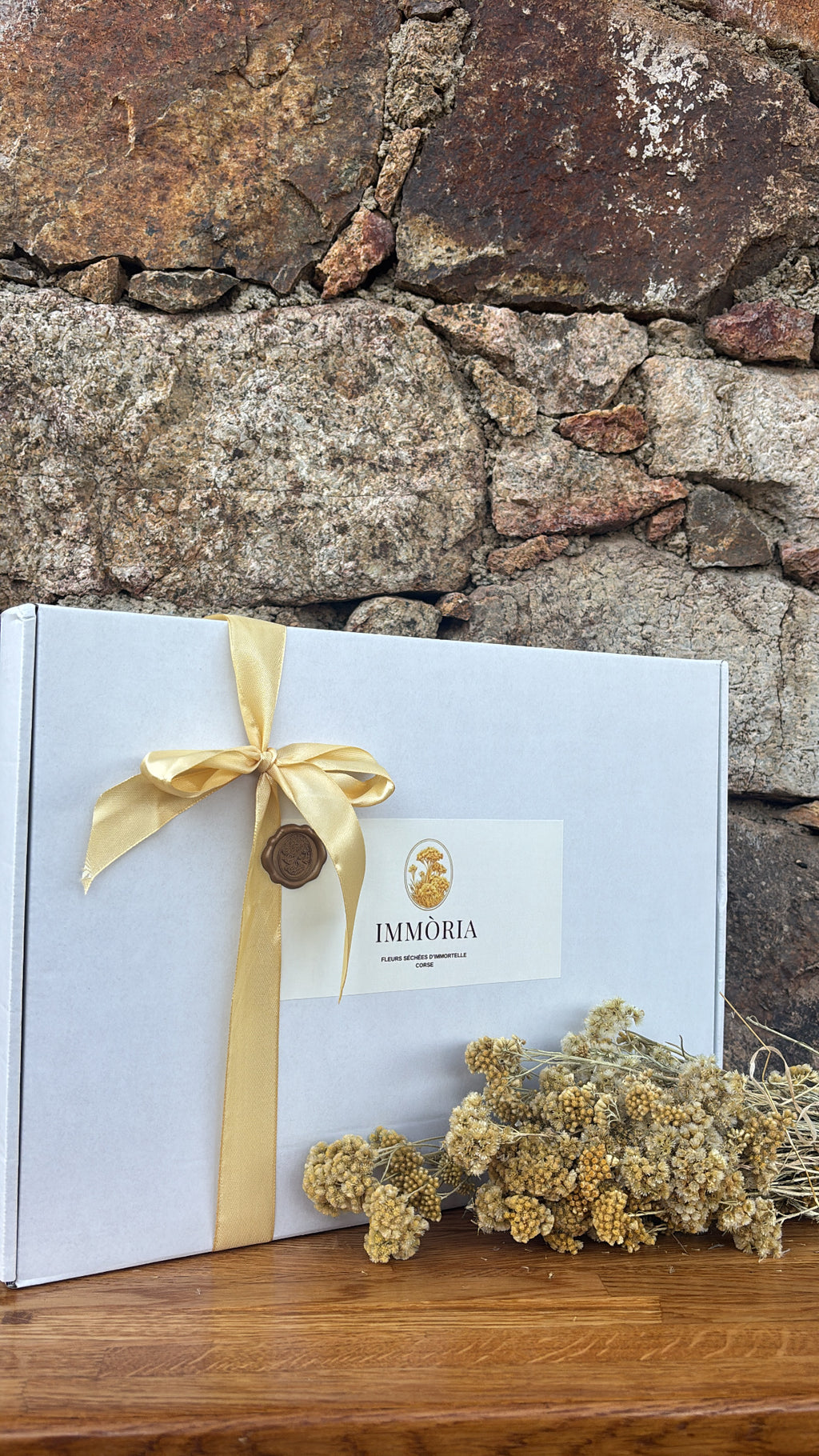 Le Coffret IMMÒRIA - Prêt à Offrir - Immortelle de Corse