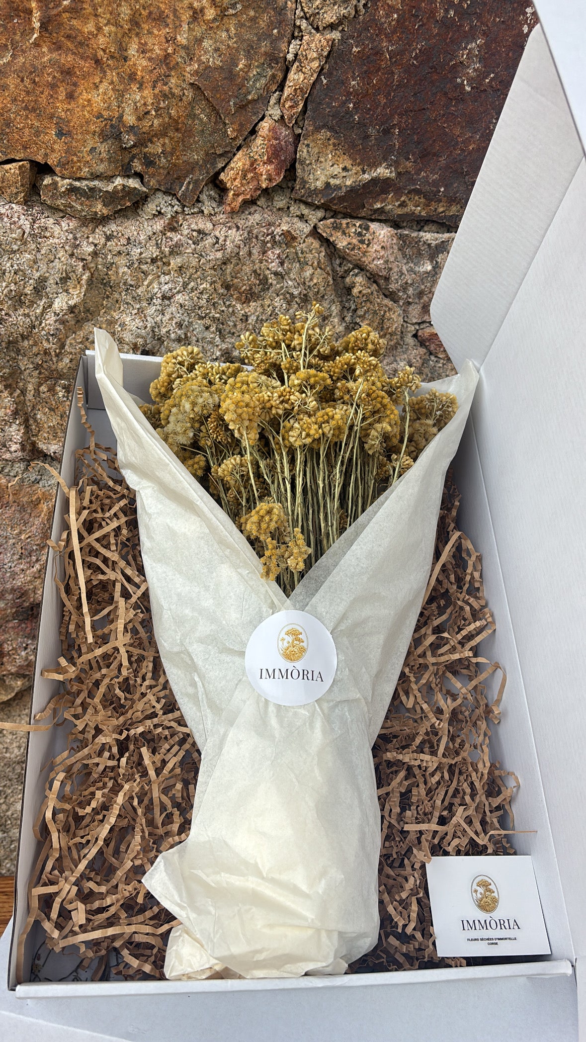 Le Coffret IMMÒRIA - Prêt à Offrir - Immortelle de Corse