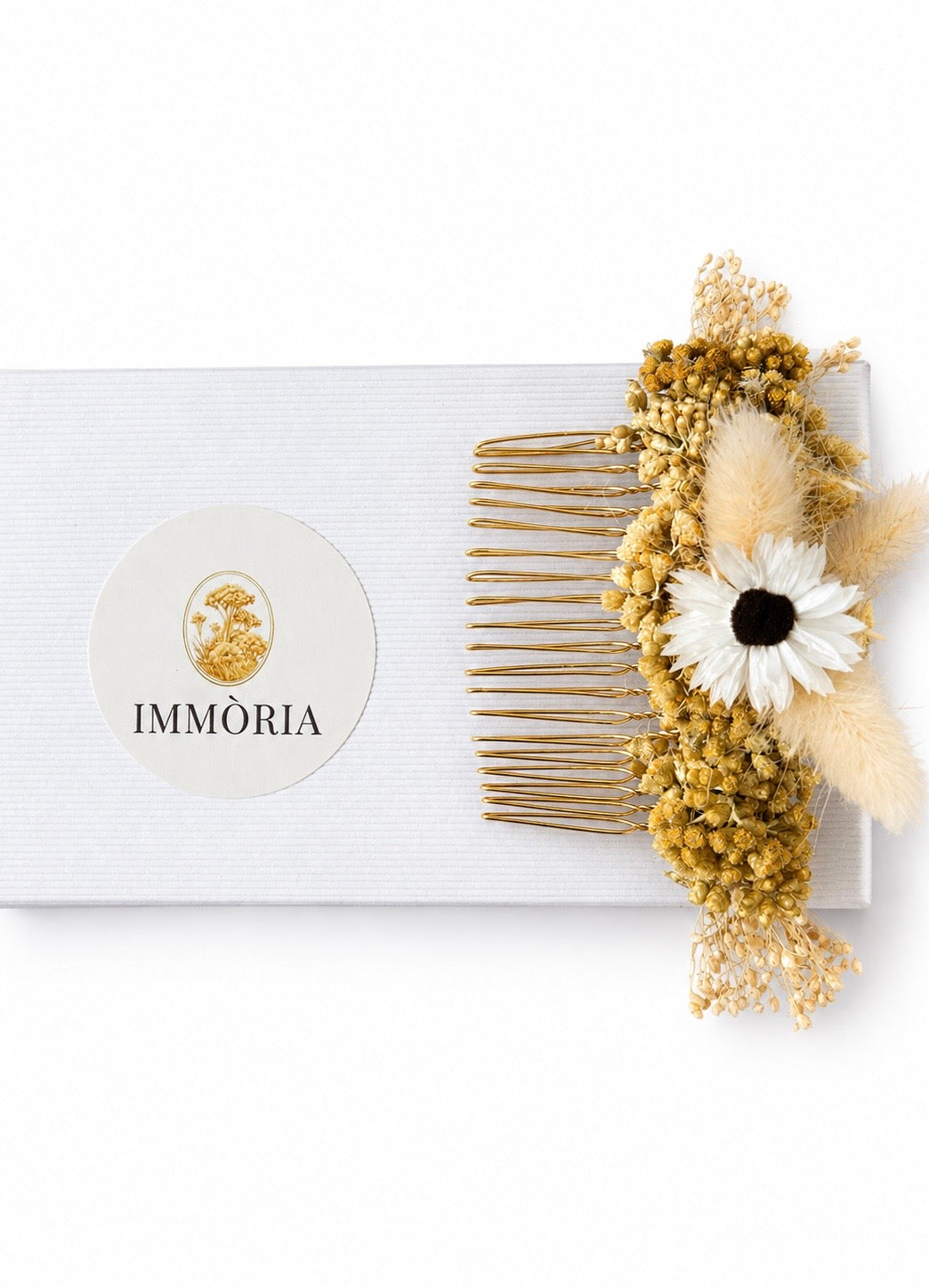 Peigne à cheveux "Elisabeth" - Immortelle de Corse