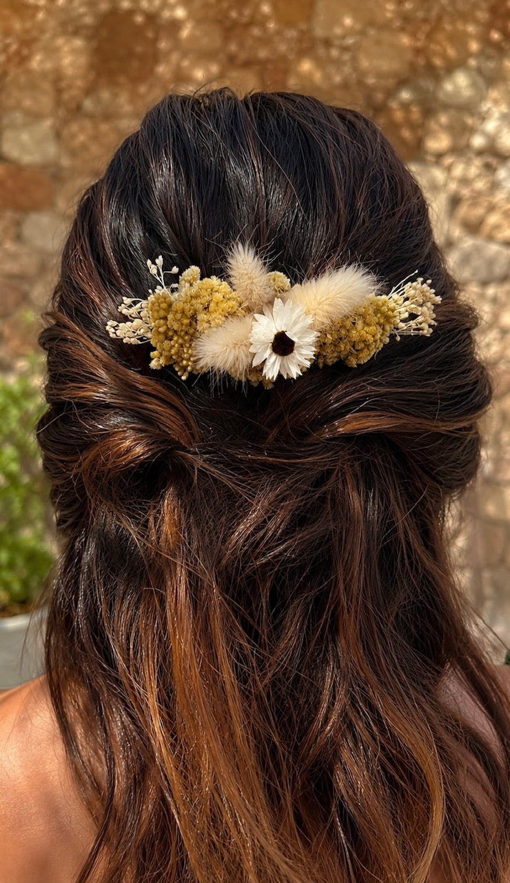 Peigne à cheveux "Elisabeth" - Immortelle de Corse
